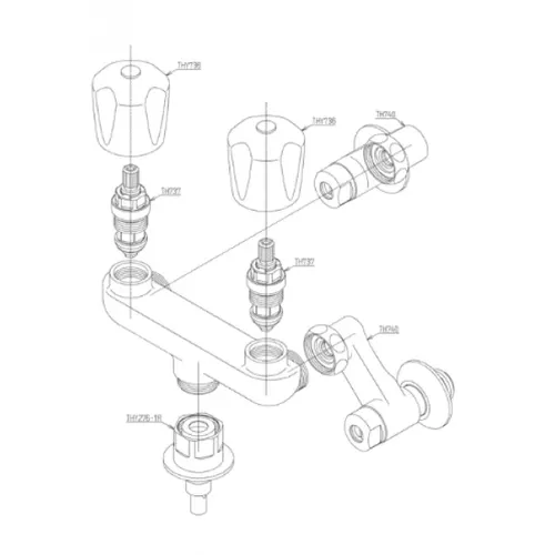 TOTO　緊急止水弁付き　2ハンドル　混合栓　TW20-1R　水道用品　上水道 TOTO 洗濯機用壁付2ハンドル混合水栓(ホース接続形、緊急止水